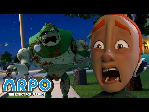 Arpo the Robot | ZOMBIE ATTACK +More Funny Cartoons for Kids | Compilation | Arpo and Baby