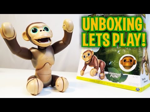 Unboxing & Let's Play – ZOOMER CHIMP – Robot Monkey – Fun Toy like Cozmo!