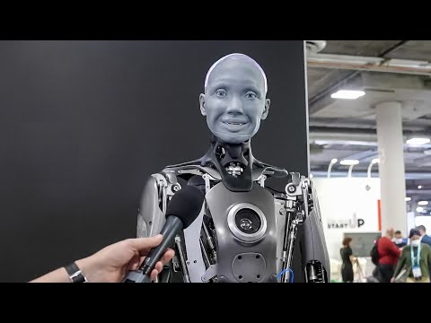Ameca the Humanoid Robot at CES 2022